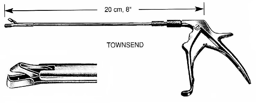 Kliešte bioptické Mini Townsend-DOWN - komplet